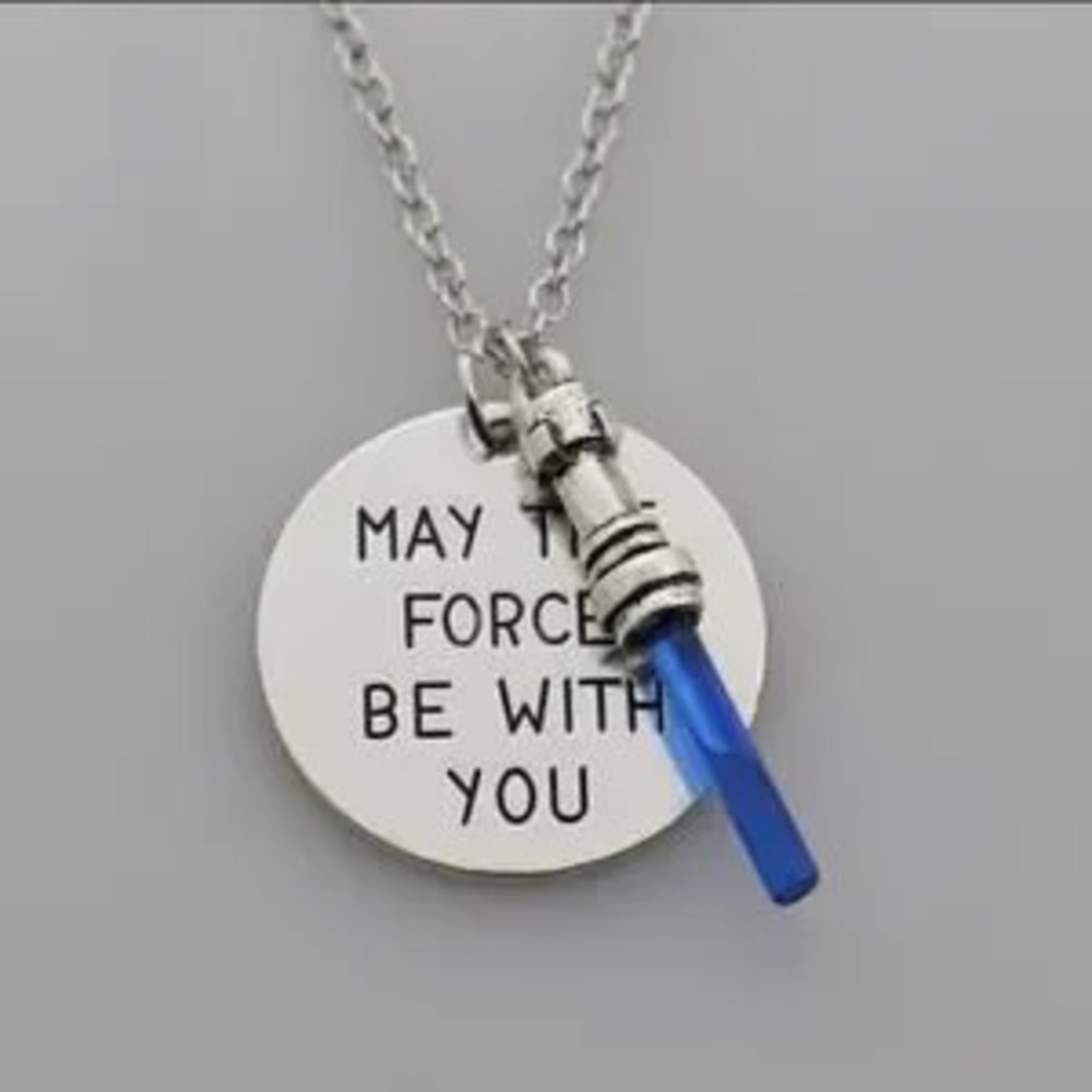 Star Wars May the Force Be with You Necklace